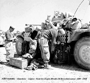 Fort Miribel - GhGardaia - Legion - Raid Engins Blindes de Reconnaissance2 - EBR - 1958